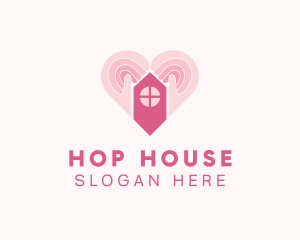 Heart Hand House Clinic logo design