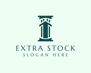 Stock Trader Pillar  logo design