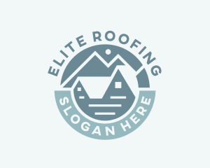 Roofing Residential Roof logo design