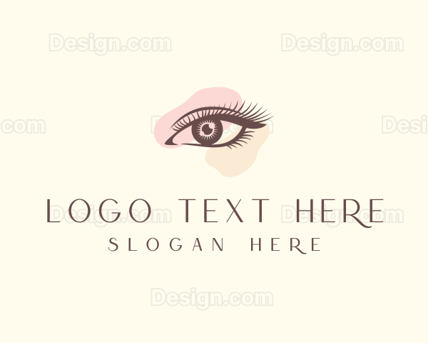 Pretty Eyelashes Makeup Logo