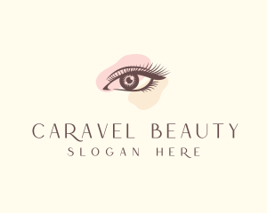 Pretty Eyelashes Makeup  logo design