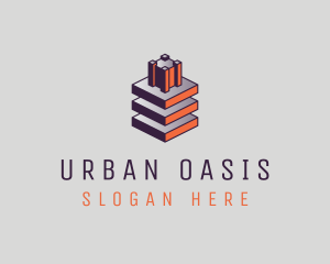 Modern Building Contractor logo design