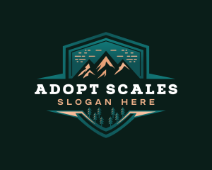 Summit Peak Campsite logo design