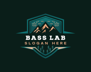 Summit Peak Campsite logo design