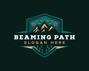 Summit Peak Campsite logo design