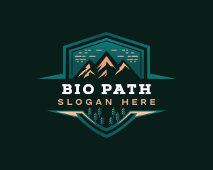 Summit Peak Campsite logo design