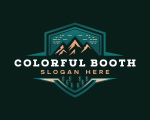 Summit Peak Campsite logo design