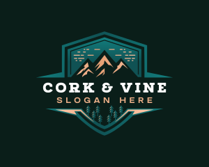 Summit Peak Campsite logo design