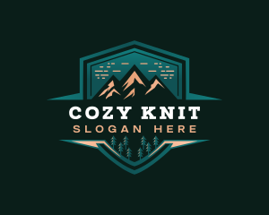 Summit Peak Campsite logo design