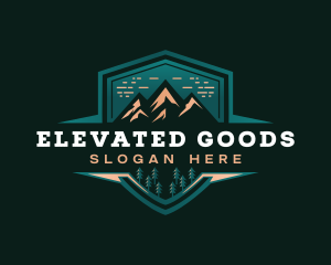 Summit Peak Campsite logo design