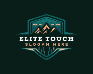 Summit Peak Campsite logo design