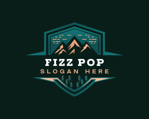 Summit Peak Campsite logo design