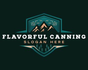 Summit Peak Campsite logo design