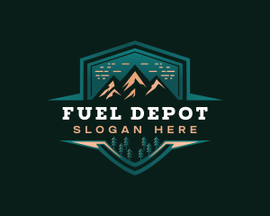 Summit Peak Campsite logo design