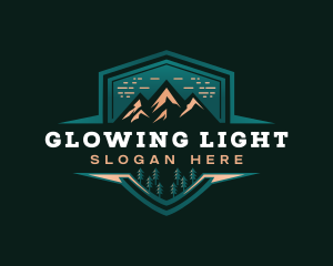 Summit Peak Campsite logo design