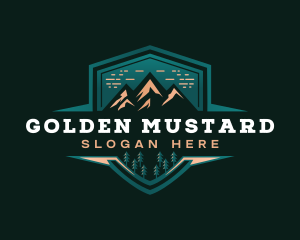 Summit Peak Campsite logo design