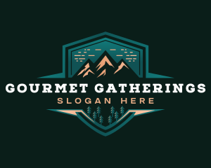 Summit Peak Campsite logo design