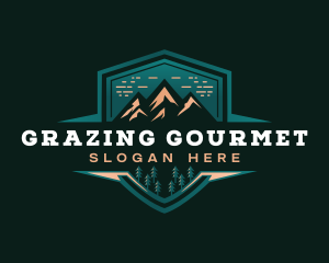 Summit Peak Campsite logo design