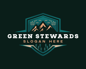 Summit Peak Campsite logo design