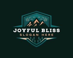 Summit Peak Campsite logo design