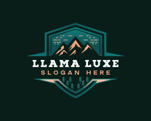 Summit Peak Campsite logo design