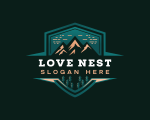 Summit Peak Campsite logo design