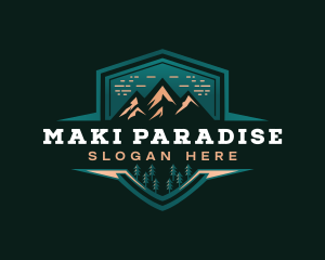 Summit Peak Campsite logo design