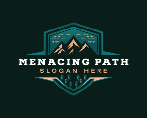 Summit Peak Campsite logo design