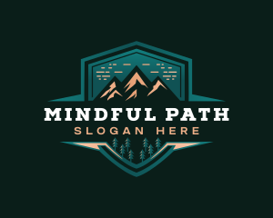 Summit Peak Campsite logo design