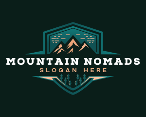 Summit Peak Campsite logo design