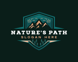 Summit Peak Campsite logo design