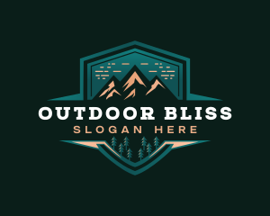 Summit Peak Campsite logo design