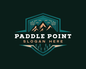 Summit Peak Campsite logo design