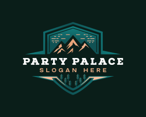 Summit Peak Campsite logo design