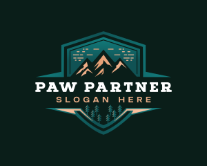 Summit Peak Campsite logo design