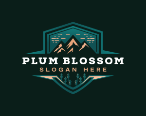 Summit Peak Campsite logo design