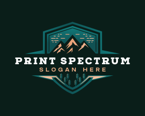 Summit Peak Campsite logo design