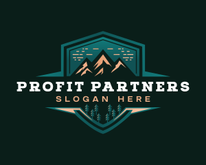 Summit Peak Campsite logo design