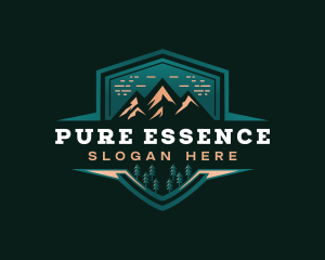 Summit Peak Campsite logo design