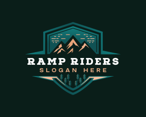 Summit Peak Campsite logo design