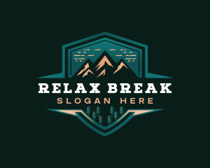 Summit Peak Campsite logo design