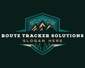 Summit Peak Campsite logo design