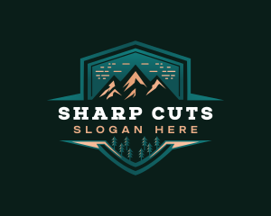 Summit Peak Campsite logo design