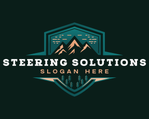 Summit Peak Campsite logo design