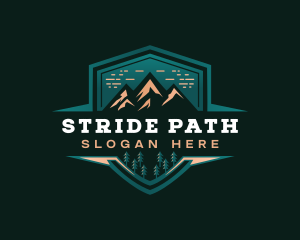 Summit Peak Campsite logo design