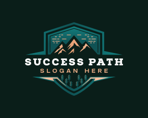 Summit Peak Campsite logo design