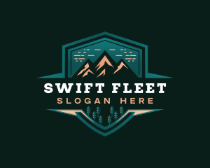 Summit Peak Campsite logo design