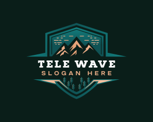 Summit Peak Campsite logo design