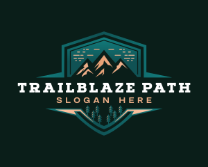 Summit Peak Campsite logo design