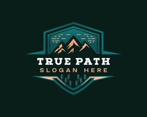 Summit Peak Campsite logo design